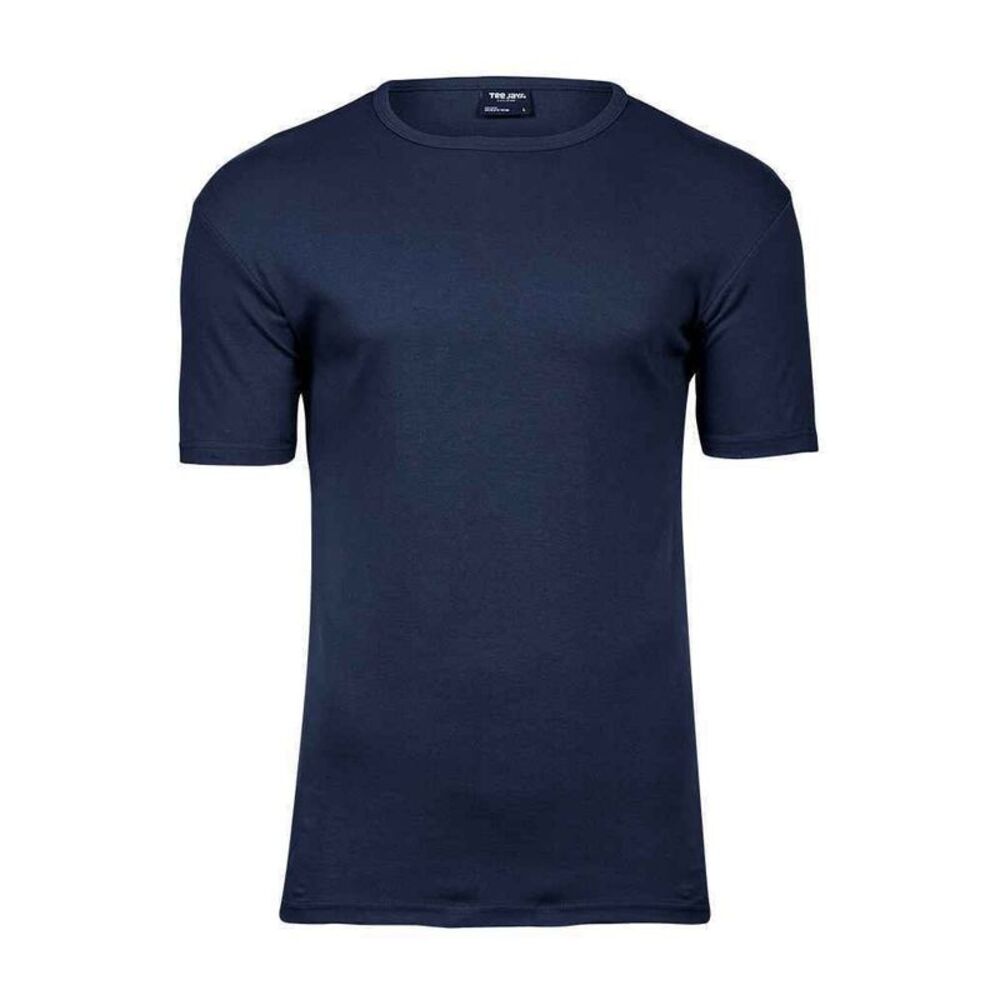 Tee Jays Mens Interlock T-Shirt / Navy